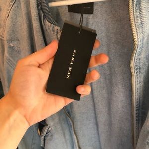 Women’s  Denim Bomber Jacket!